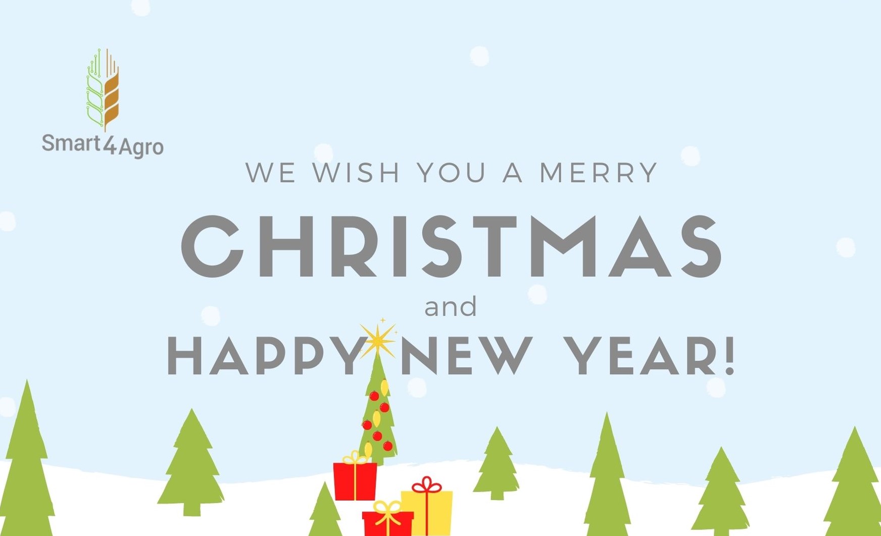 We wish you a Merry Christmas and Happy New Year - Smart4Agro